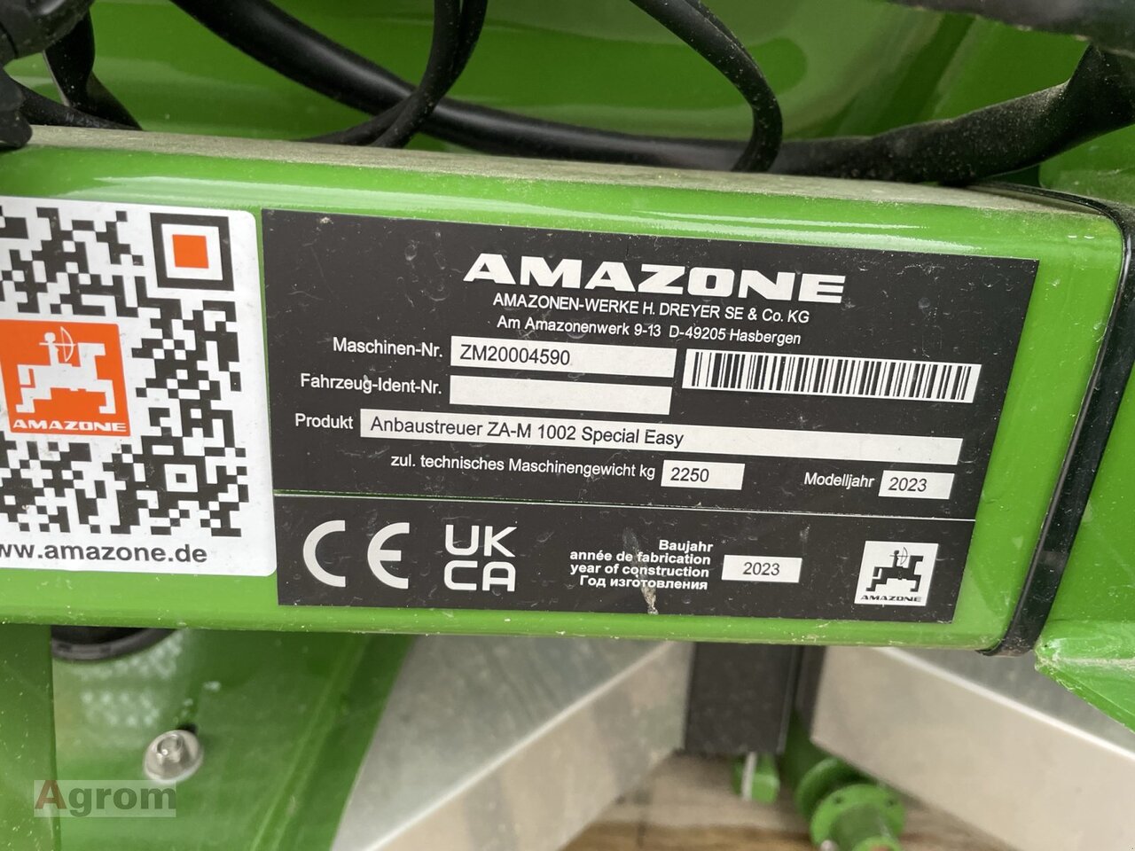 新的 肥料撒施机 Amazone ZA-M 1002 Special Easy：图5