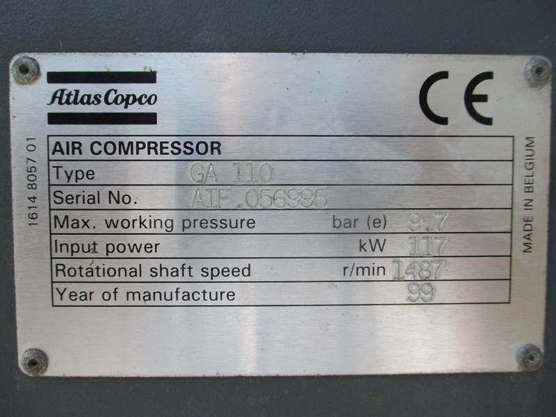空气压缩机 Atlas-Copco GA 110 - FF：图13