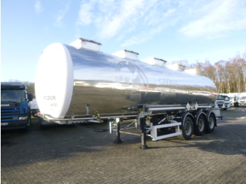 液罐半拖车 用于运输 化学品 BSLT Chemical tank inox 33 m3 / 1 comp：图1