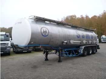 BSLT Chemical tank inox 34 m3 / 4 comp - 液罐半拖车