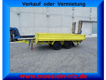 Blomenröhr  Tandemtieflader mit Alu- Rampen  - 低装载拖车
