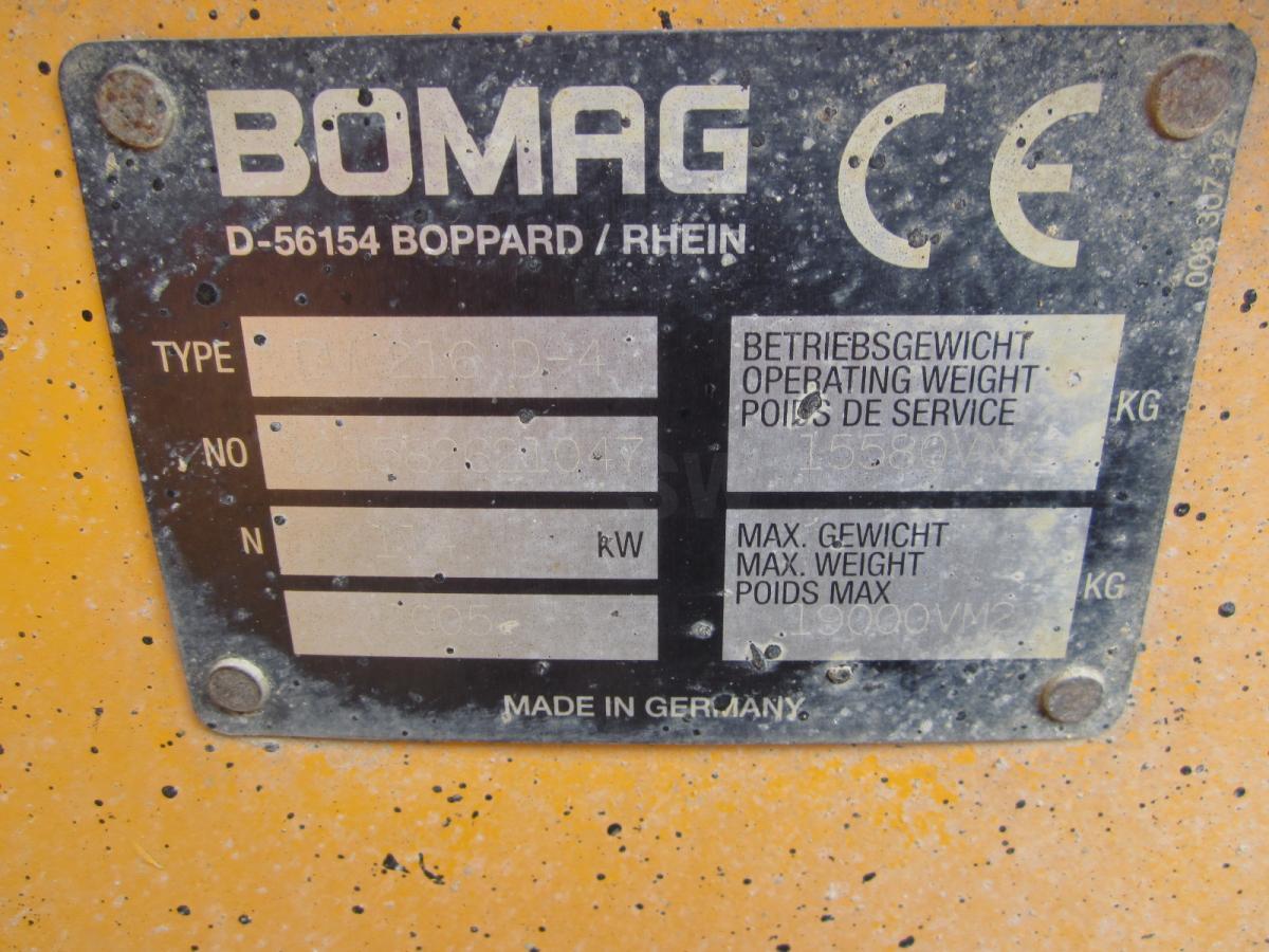 气动碾压机 Bomag BW216 D-4：图6