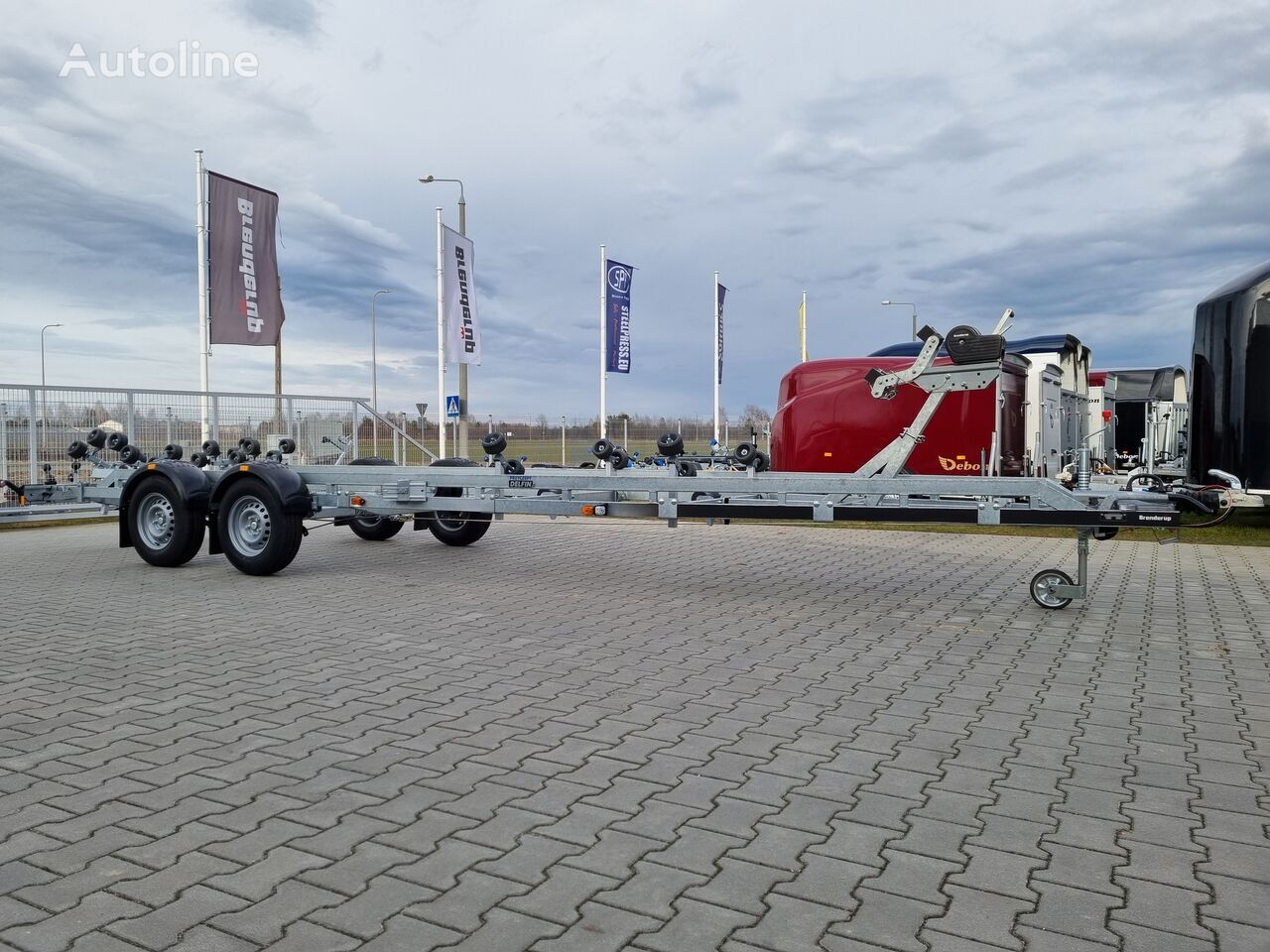新的 船拖车 Brenderup 263500TB SRX trailer for 7,8 m boat 3.5T GVW：图15