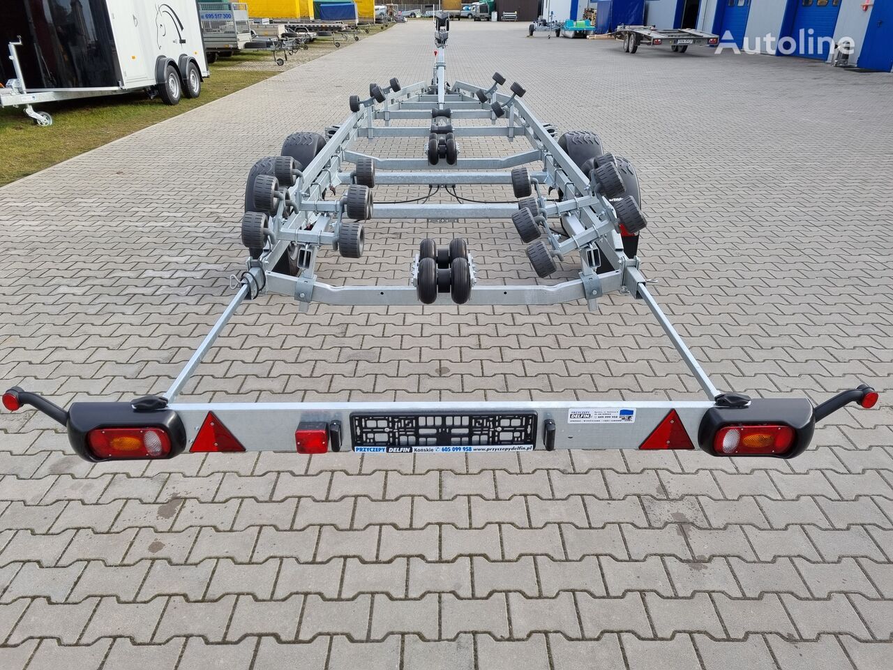 新的 船拖车 Brenderup 263500TB SRX trailer for 7,8 m boat 3.5T GVW：图17