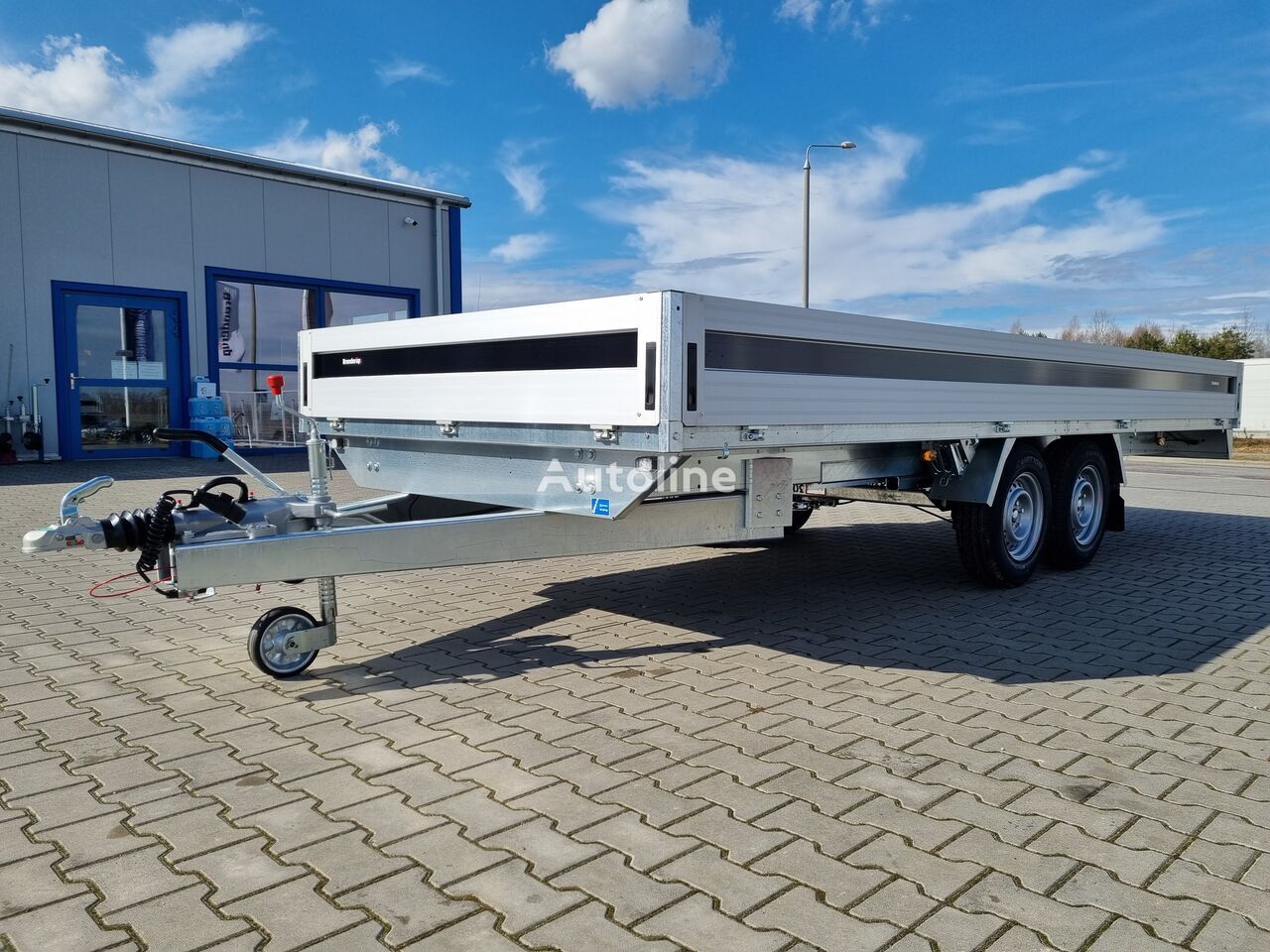 新的 栏板式/ 平板拖车 Brenderup 5520 WATB 3,5T GVW 517x204 cm 5m long trailer platform：图9
