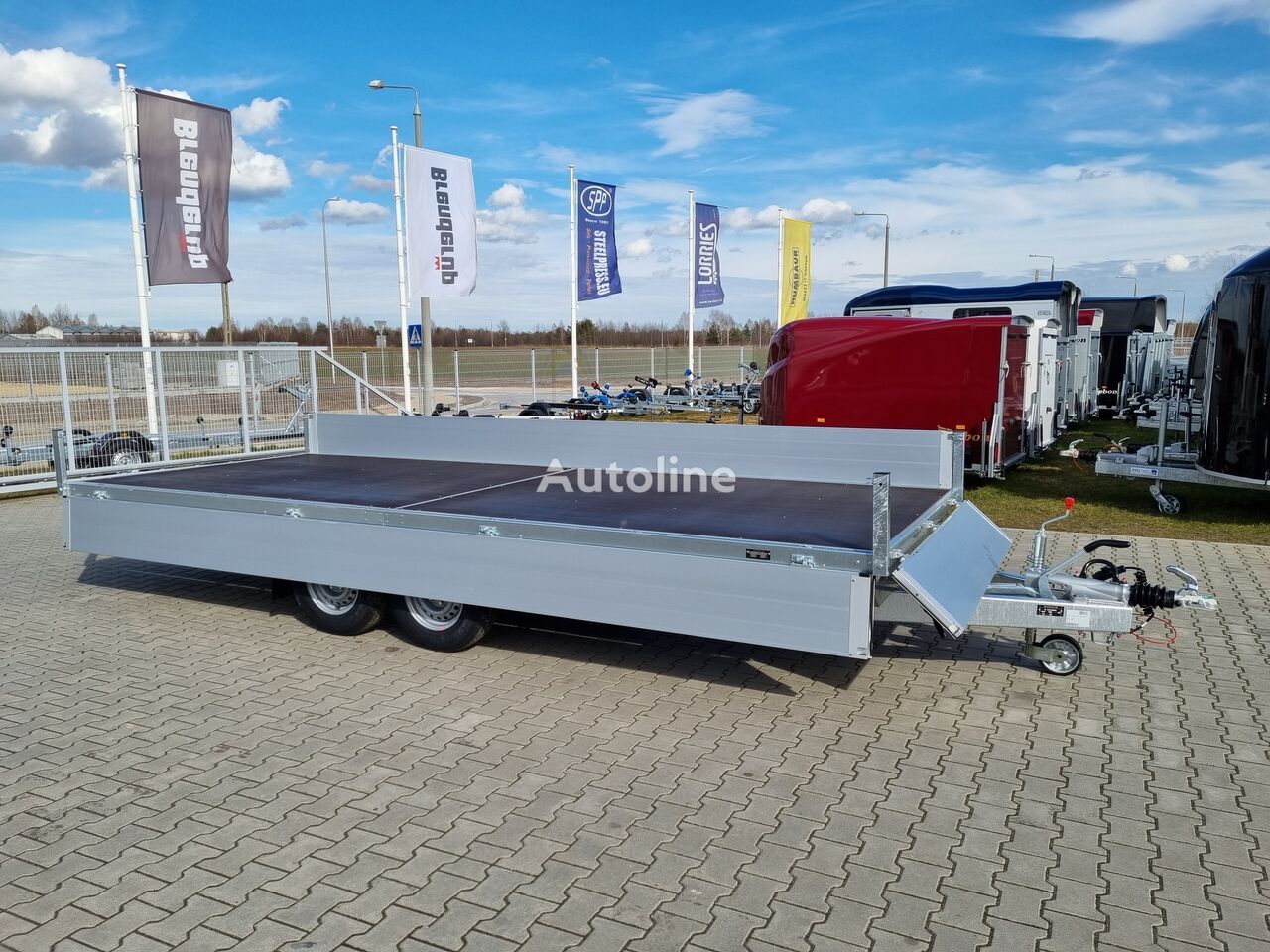 新的 栏板式/ 平板拖车 Brenderup 5520 WATB 3,5T GVW 517x204 cm 5m long trailer platform：图19