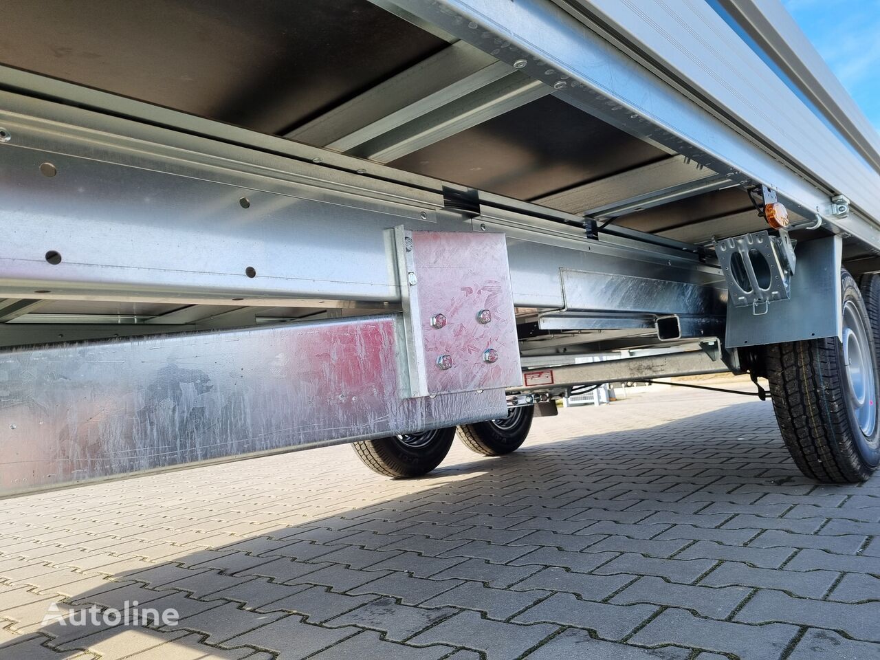 新的 栏板式/ 平板拖车 Brenderup 5520 WATB 3,5T GVW 517x204 cm 5m long trailer platform：图12