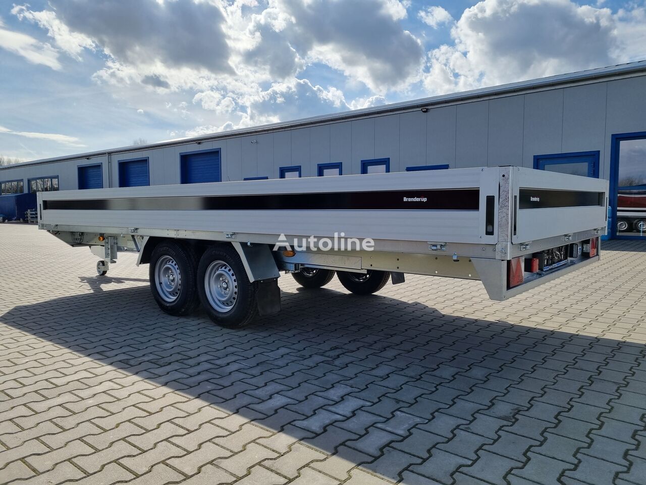 新的 栏板式/ 平板拖车 Brenderup 5520 WATB 3,5T GVW 517x204 cm 5m long trailer platform：图8
