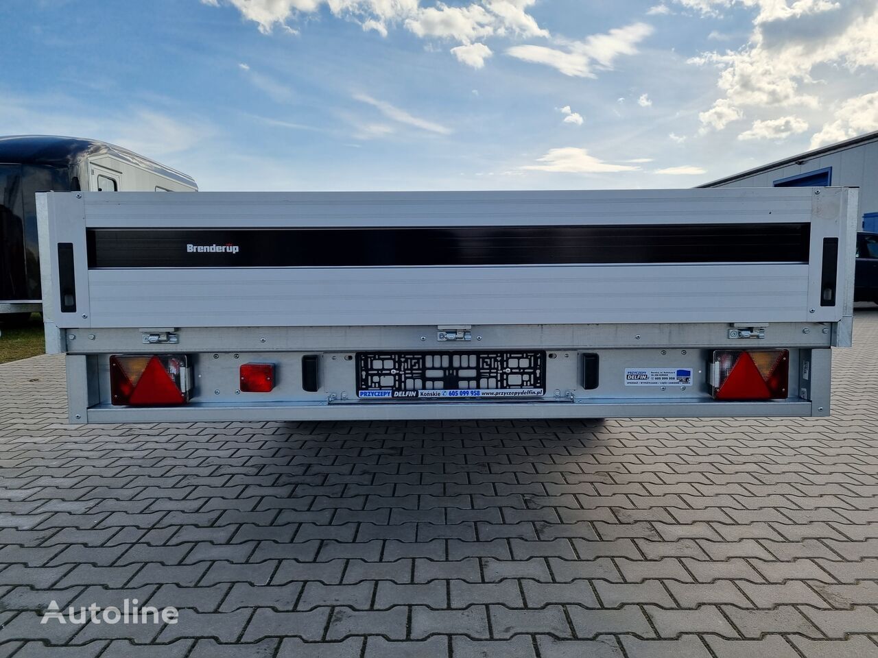 新的 栏板式/ 平板拖车 Brenderup 5520 WATB 3,5T GVW 517x204 cm 5m long trailer platform：图6