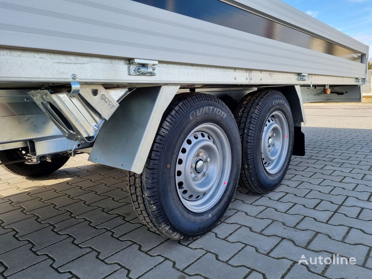 新的 栏板式/ 平板拖车 Brenderup 5520 WATB 3,5T GVW 517x204 cm 5m long trailer platform：图10