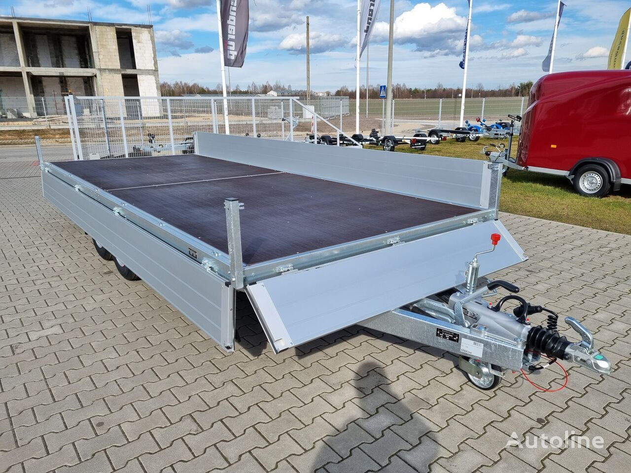 新的 栏板式/ 平板拖车 Brenderup 5520 WATB 3,5T GVW 517x204 cm 5m long trailer platform：图20