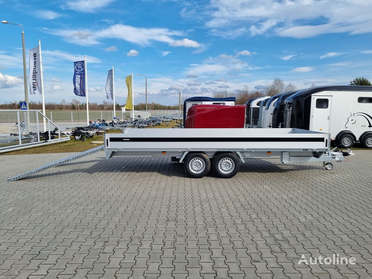 新的 栏板式/ 平板拖车 Brenderup 5520 WATB 3,5T GVW 517x204 cm 5m long trailer platform：图25