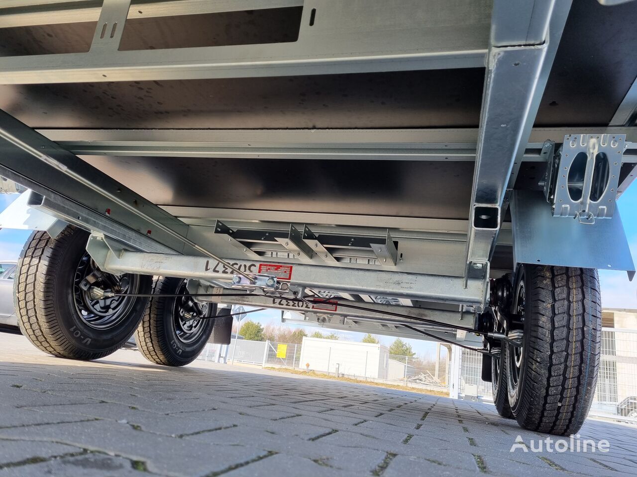 新的 栏板式/ 平板拖车 Brenderup 5520 WATB 3,5T GVW 517x204 cm 5m long trailer platform：图13