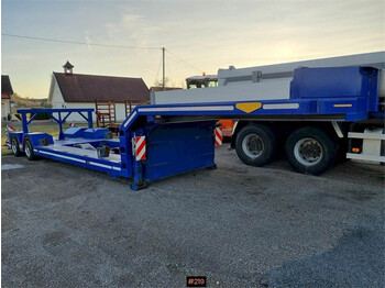 Broshuis 2 axle Lowboy trailer with extension for boat tran - 全挂车