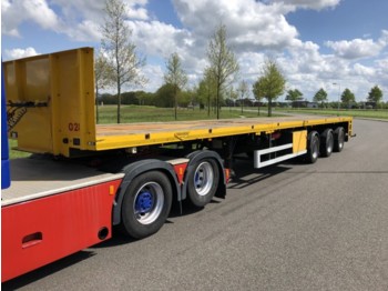 Broshuis 3AOU-48 Extendable Flatbed Trailer - 栏板式/ 平板半拖车