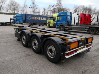 Broshuis 3UCC-39/45 - Lift en Stuur As - Geschoopeerd - Reservewiel - TOP! - 06/2018APK - 集装箱运输车/ 可拆卸车身的半拖车