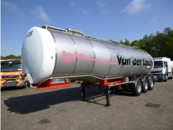 液罐半拖车 用于运输 食物 Burg Beer food tank inox 31 m3 / 1 comp：图1