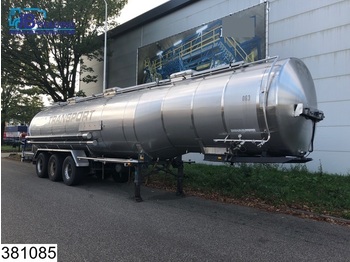 Burg Chemie 37250 Liter, Isolated, Steel suspension - 液罐半拖车