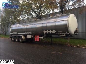 Burg Chemie 48600 Liter, Tank heater, ADR 28-11-2017,Max 4 Bar, 100c, 3 Compartments, Isolated - 液罐半拖车