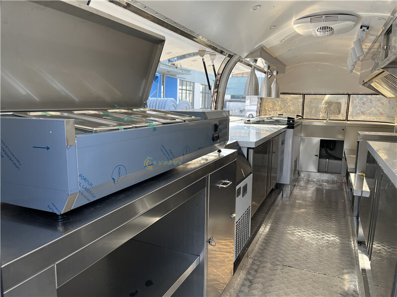 新的 自动售货拖车 COC Airstream Fast Food Truck,Coffee Food Trailers：图11
