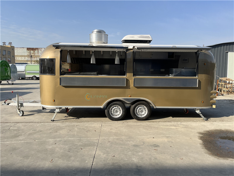 新的 自动售货拖车 COC Airstream Fast Food Truck,Coffee Food Trailers：图6
