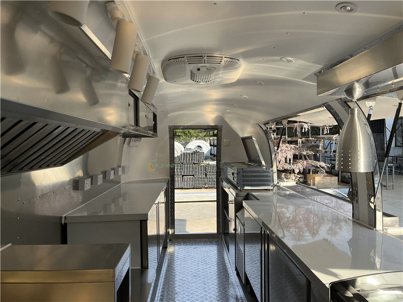 新的 自动售货拖车 COC Airstream Fast Food Truck,Coffee Food Trailers：图14