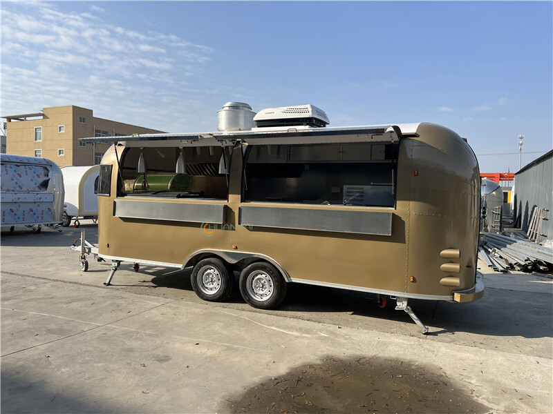 新的 自动售货拖车 COC Airstream Fast Food Truck,Coffee Food Trailers：图7