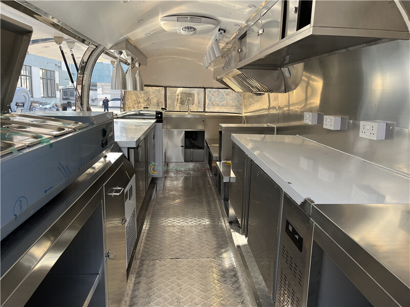 新的 自动售货拖车 COC Airstream Fast Food Truck,Coffee Food Trailers：图8