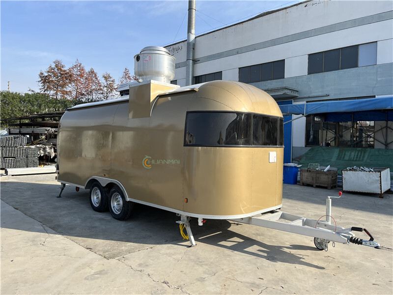新的 自动售货拖车 COC Airstream Fast Food Truck,Coffee Food Trailers：图4