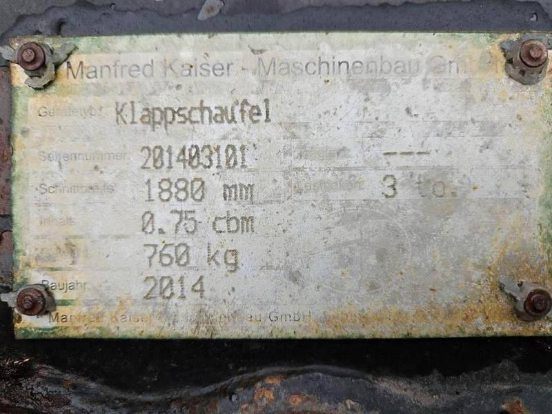 铲斗 适用于 建筑机械 Cat 907M - 4 in 1 Bucket/Klappschaufel/Bak：图7