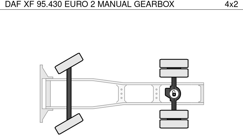牵引车 DAF XF 95.430 EURO 2 MANUAL GEARBOX：图12