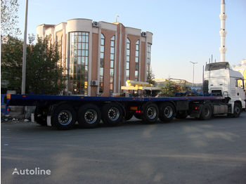 DONAT Extendable Flatbed Heavy Duty - 栏板式/ 平板半拖车