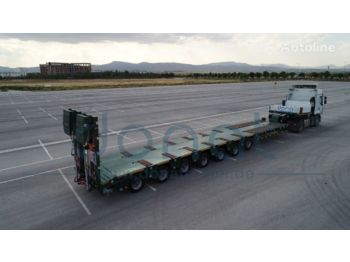 DONAT Hydraulic 7 axle lowbed with telescopic Extension - 低装载半拖车