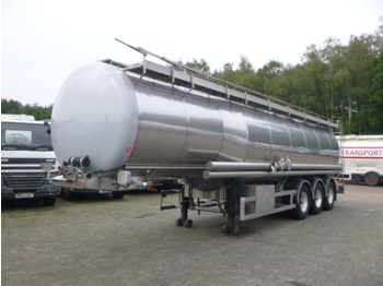 Dijkstra Chemical tank inox 37.5 m3 / 1 comp - 液罐半拖车