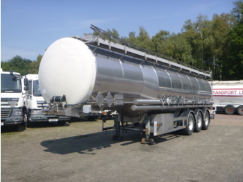 Dijkstra Chemical tank inox 37.5 m3 / 5 comp - 液罐半拖车