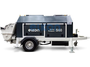 ELKON ELKOPOMP S60 typu przyczepa - 固定式混凝土泵