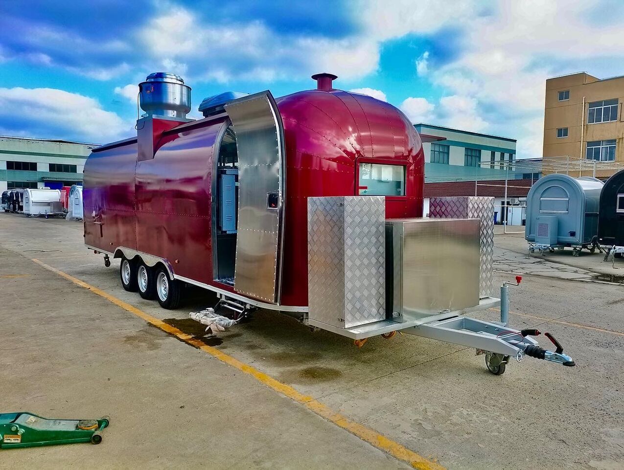 新的 自动售货拖车 ERZODA Airstream trailer  | pizza trailer | coffee trailer  |  food truck：图7