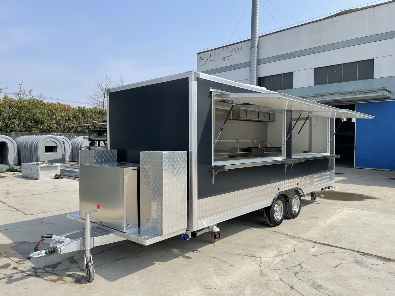 新的 自动售货拖车 ERZODA Catering Trailer | Food Truck | Concession trailer |  pizza trailer：图4
