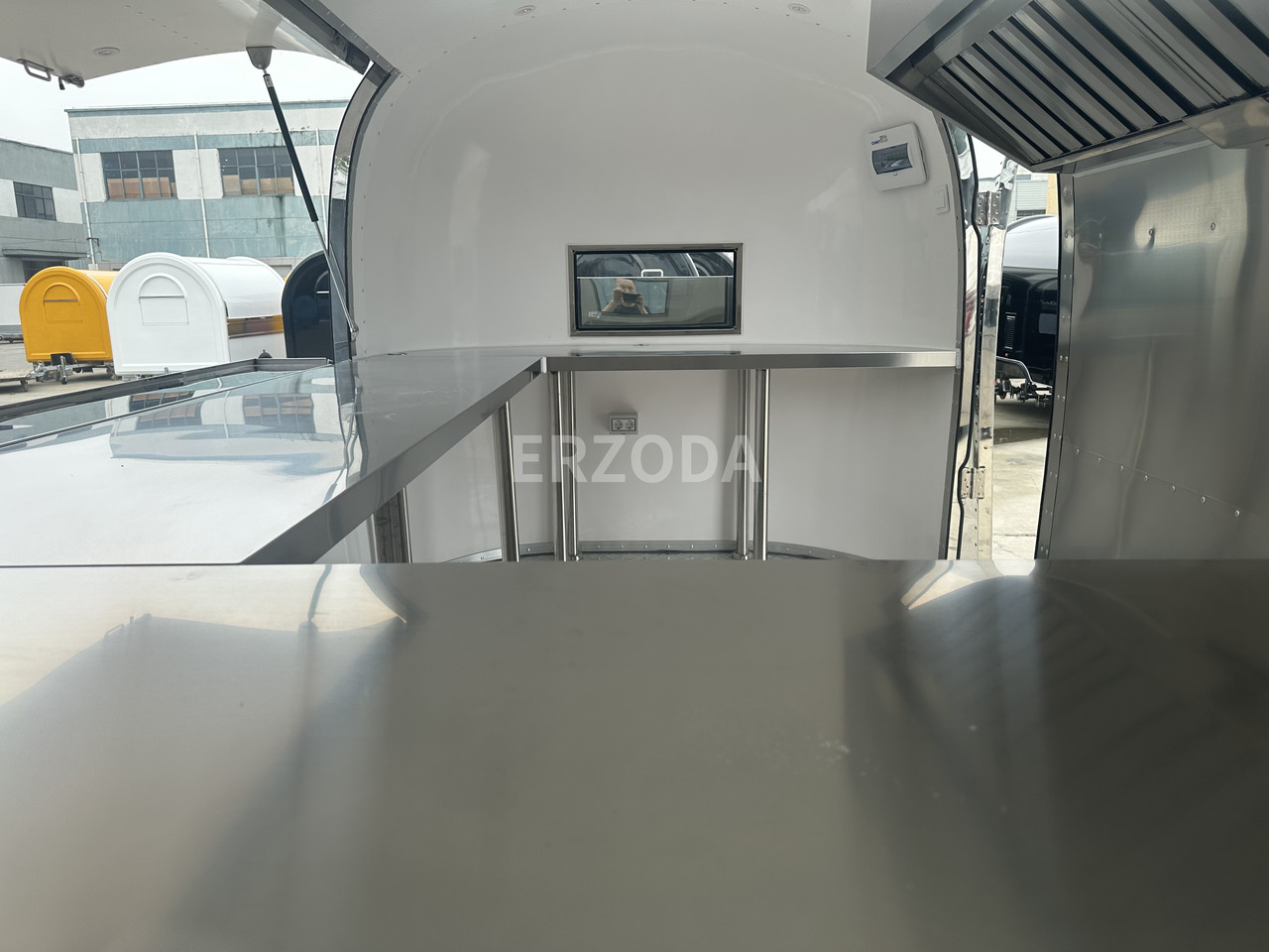 新的 自动售货拖车 ERZODA food trailer/food truck/hamburger trailer：图7