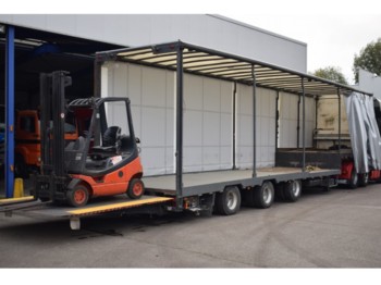ESVE Forklift transport, 9000 kg lift, 2x Steering axel - 低装载半拖车