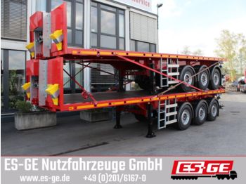 ES-GE 3-Achs-Ballastauflieger  - 栏板式/ 平板半拖车