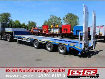 ES-GE 3-Achs-Satteltieflader - Radmulden - Rampen  - 低装载半拖车