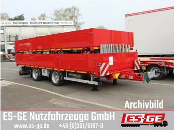 ES-GE Tandemanhänger - Containerverr.  - 栏板式/ 平板拖车