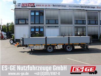 ES-GE Tandemanhänger - Containerverr.  - 栏板式/ 平板拖车
