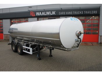 ETA 2 asser melktrailer Lift axle+isolation 25.000 Liter - 液罐半拖车