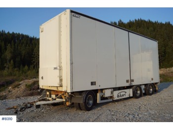  Ekeri 3 aks box trailer with side opening on both sides. 21 pallets - 封闭厢式拖车