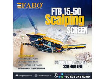 新的 移动破碎机 FABO FTB 15-50 Mobile Scalping Screen | Ready in Stock：图1