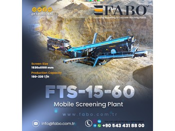 新的 移动破碎机 FABO FTS 15-60 Mobile Screening Plant | Tracked Screening Plant：图1