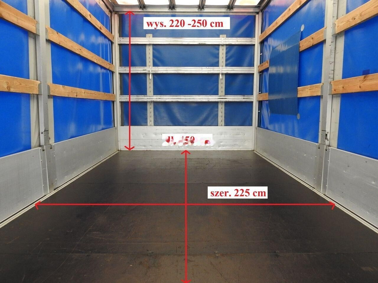 侧帘货车 FIAT DUCATO Curtain side + Tail lift：图9