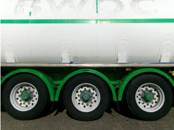 液罐半拖车 用于运输 燃料 Feldbinder Fuel tank alu 42 m3 / / 6 comp + pump：图5